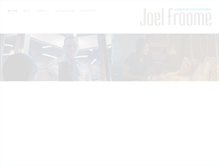 Tablet Screenshot of joelfroome.com